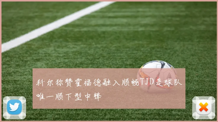 科尔称赞霍福德融入顺畅TJD是球队唯一顺下型中锋